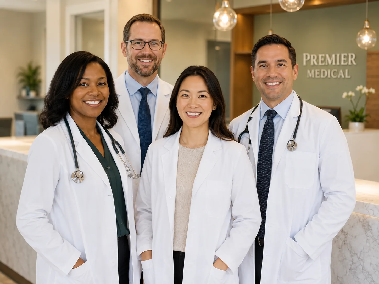 PremierMD multi-specialty practice team at their New Jersey office